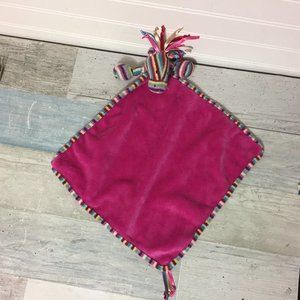Jellycat First Step Zebra Horse Lovey Security Blanket Plush Maypole Pink